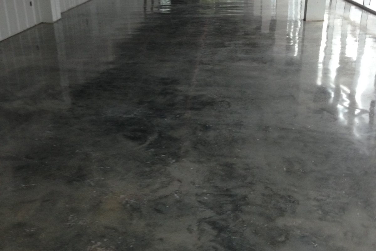 Polished concrete floors